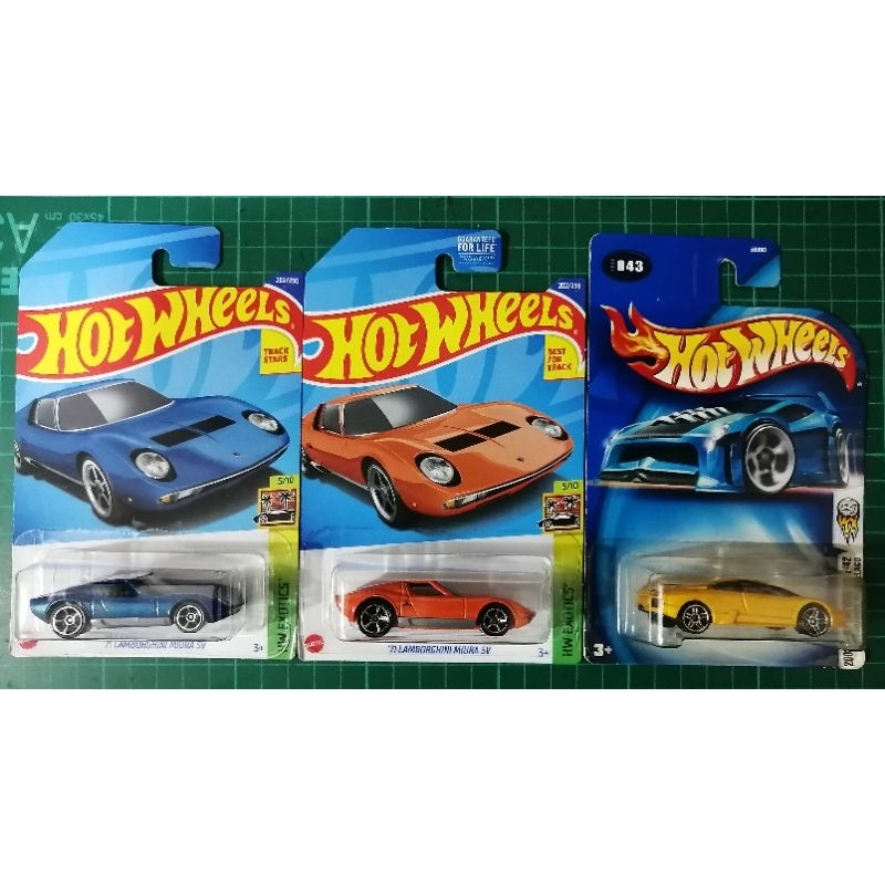 Hot Wheels Lamborghini Murcielago Aventador Miura Homage First Editions  Exotics Police 1:64 Diecast | Shopee Philippines