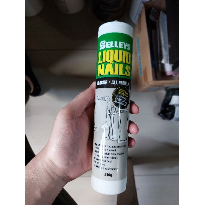 Selleys Liquid Nail Mirror & Aluminium Adhesive 310g No More Nail