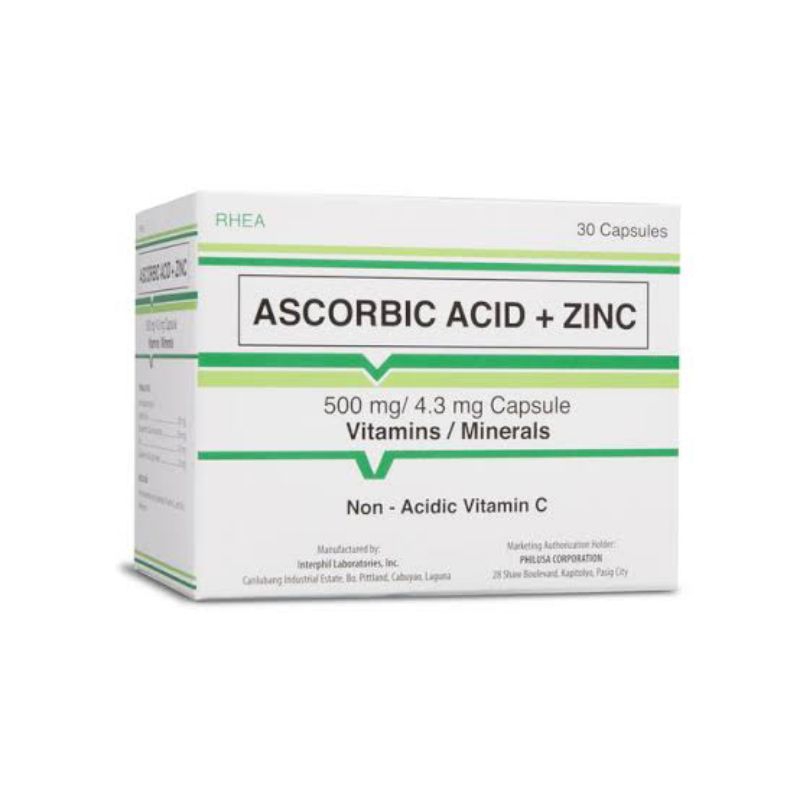 Non-Acidic Vitamin C + Zinc l Rhea