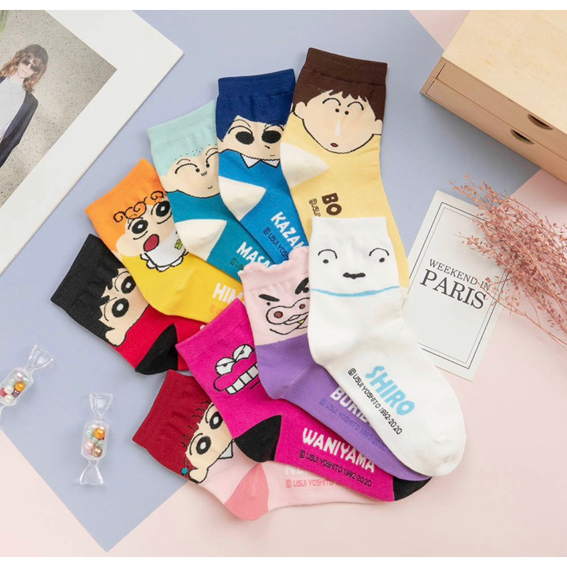 Korean Socks - Shinchan Socks - Iconic Socks | Shopee Philippines