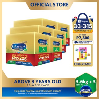 Enfagrow A+ Four NuraPro Powdered Milk Drink for 3+ Years Old 10.8kg [3.6kg x 3]