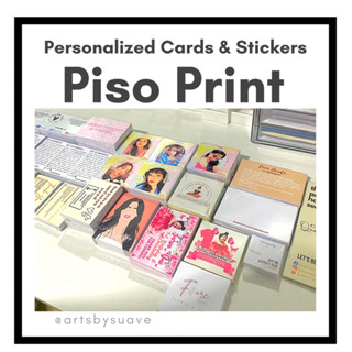 Piso Print Thank You Cards | Greetings Card | Tags | Stickers | Loyalty Cards & more (Personalized)