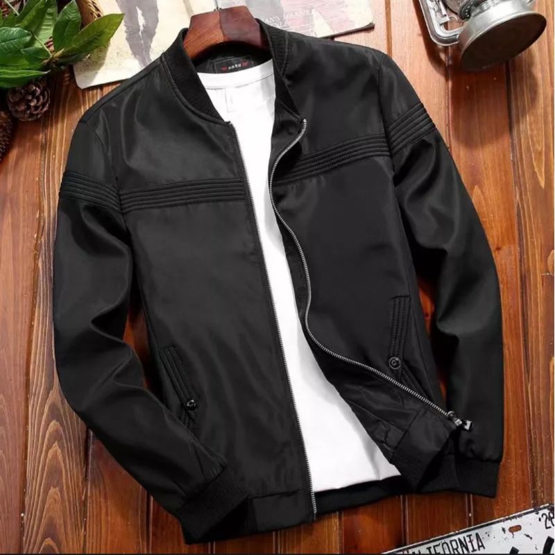 Plain bomber jacket 5 colours | Shopee Philippines