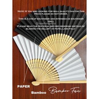 1pc Bamboo+Paper material Fan