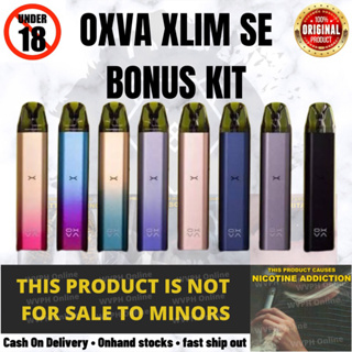 - AUTHENTIC - Oxva Xlim SE BONUS Kit 101% authentic. x5 refund if found fake!