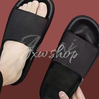 (jxw)summer Japanese Muffin Thick Bottom Cool Slippers  women's add size