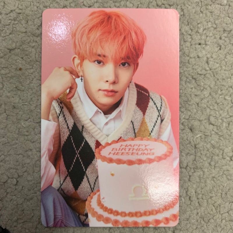 OFFICIAL ENHYPEN HEESEUNG BIRTHDAY PHOTOCARD | Shopee Philippines