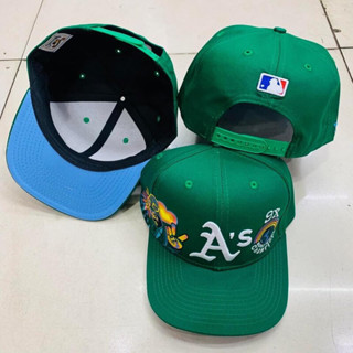 New Arrival MLB Oakland Athletics Logo Double Side-Patch Vintage Cap High Quality Snapback