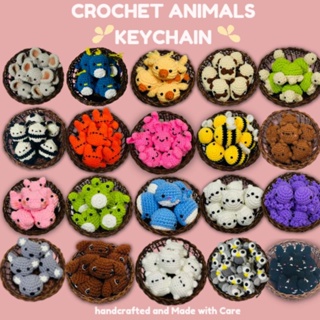 20 variations of Crochet Mini-Animals #amigurumi #keychain #crochetanimals