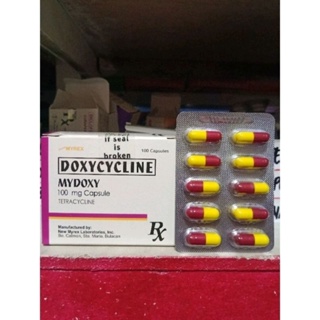 (MYDOXY) Doxycyclin 100mg cap 30pcs 50pcs 100pcs
