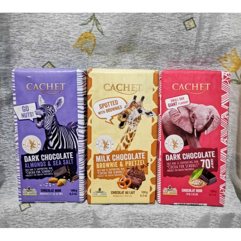 Cachet Milk & Dark Chocolate (180g) Shopee Philippines