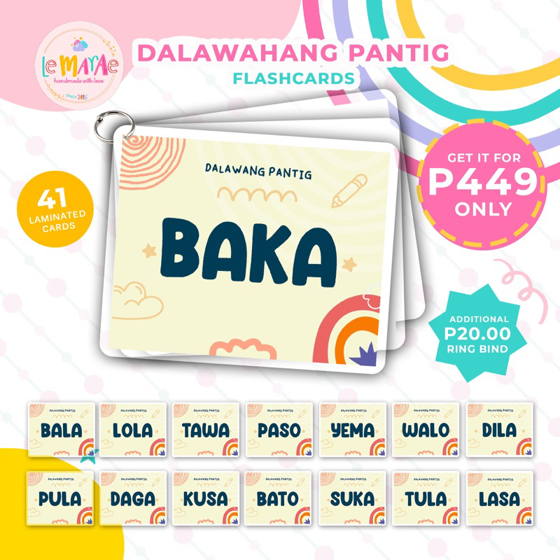 DALAWANG PANTIG Tatluhang Pantig Apatang Pantig - Reading Laminated ...