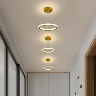 Chandelier Nordic Modern Pendant Light Gold Hanging Lamp for Cloakroom Dining Room Decorative Lights #6