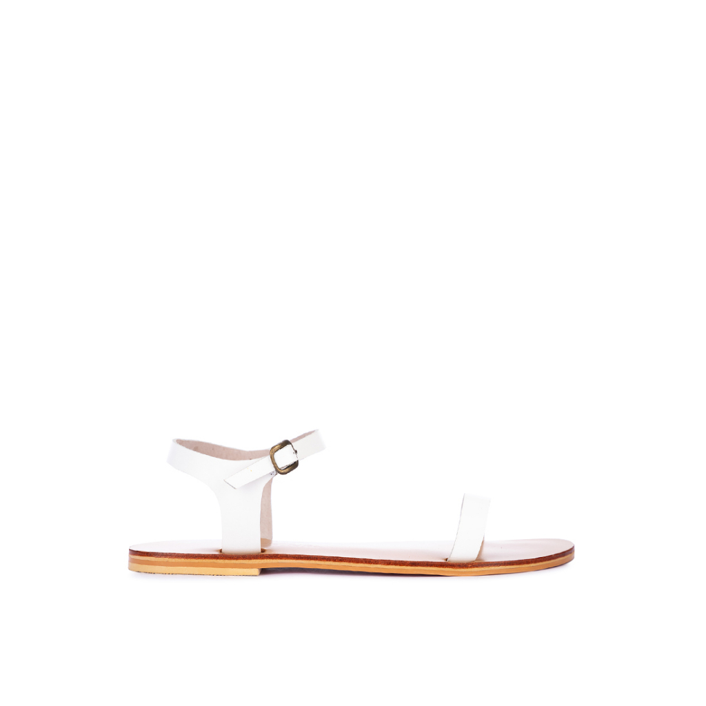 Carmelletes Leather Ankle Strap Flats Sandals | Shopee Philippines