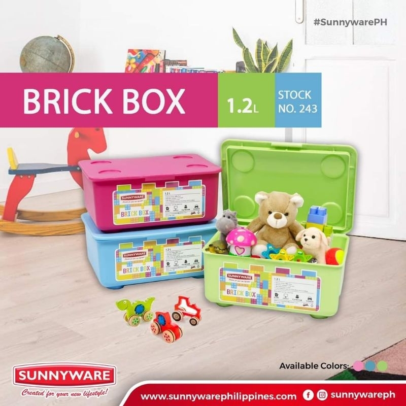 Sunnyware Brick Box - Stock 243 - Roblox - Lego - Cars - Match Box - Cards  - Toy Storage | Shopee Philippines