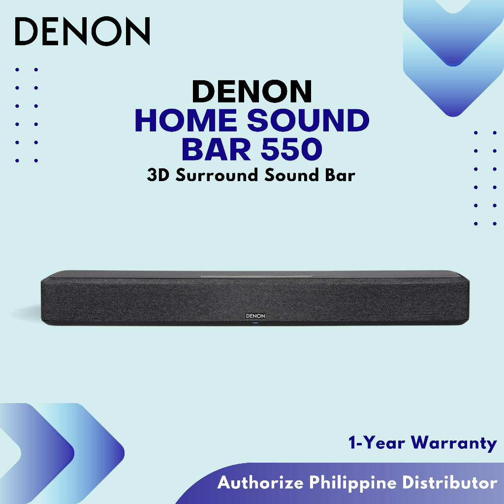 DENON(デノン) Denon Home Sound Bar 550 SET-B ワイヤレスサラウンド