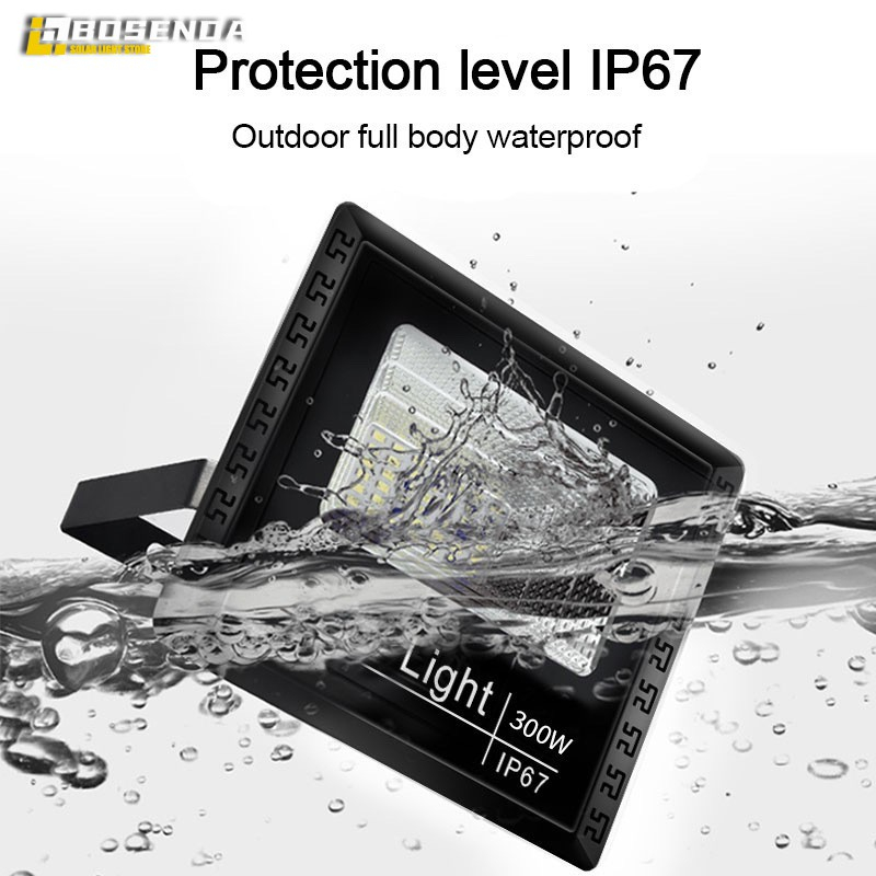 150000W Solar Light BUY1 TAKE1 Outdoor LED Solar Floodlights Waterproof Street Lamp With solar panel — view 4