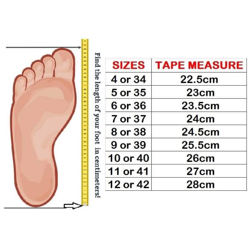 Asian Standard Size Guide | Shopee Philippines
