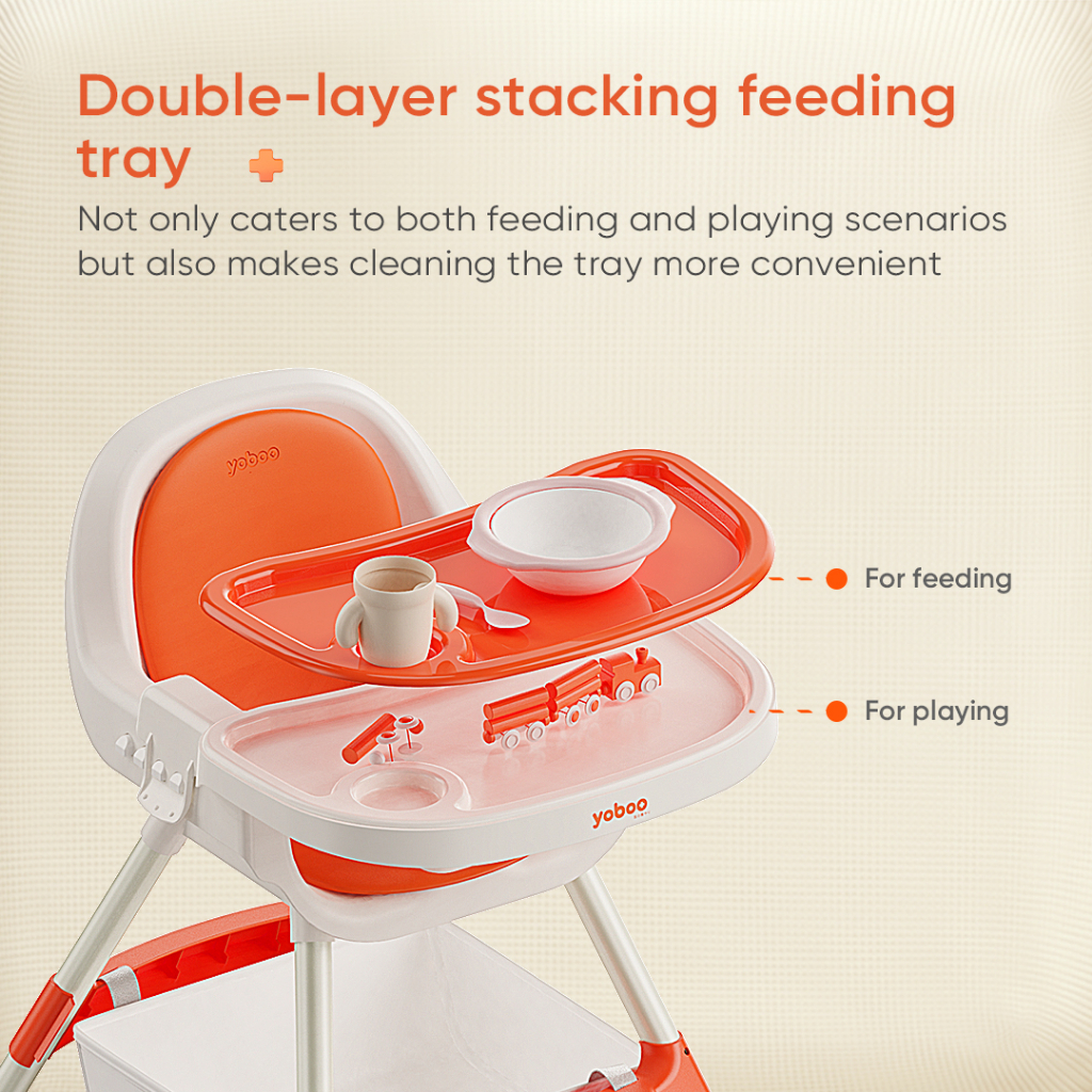 Yoboo Multifunctional Baby High Chair  Baby Dining Compartment Booster - Image 3