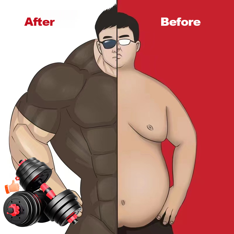 Dumbbell set, 5KG/10KG/15KG/20KG/25KG/30KG/40KG/50KG dumbbell set for men's dumbbells - Image 2