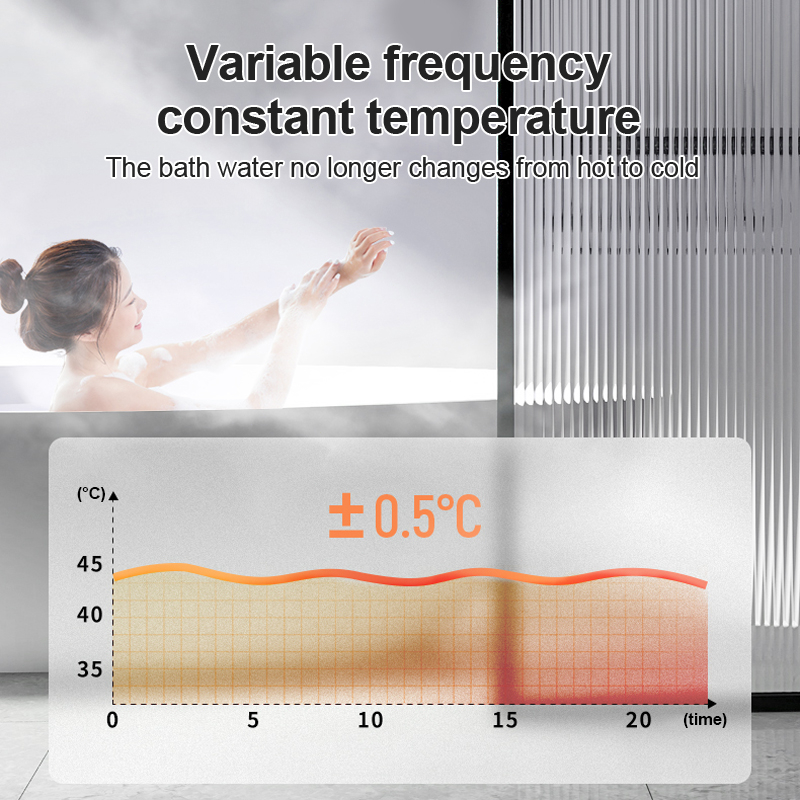 Gold Star Instant Water Heater Shower Electric LCD Touchscreen With Self-modulating 6500W - Image 5