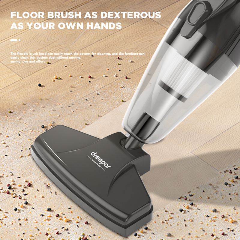 Dreepor Vacuum Strong Suction Vacuum Cleaner Household Handheld Cleaning Low Noise Cleaner - Image 3