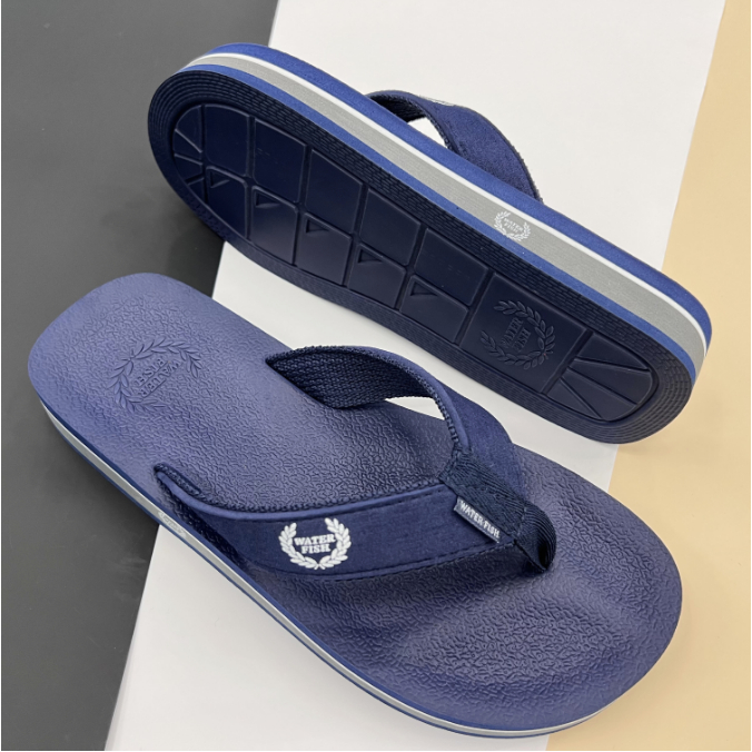 Islander same style factory direct sale men's herringbone non-slip wear-resistant slippers - Image 2