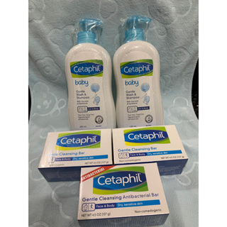 Cetaphil bundle set(3 soap 2 ceta.baby wash&shmpoo 399ml) #1