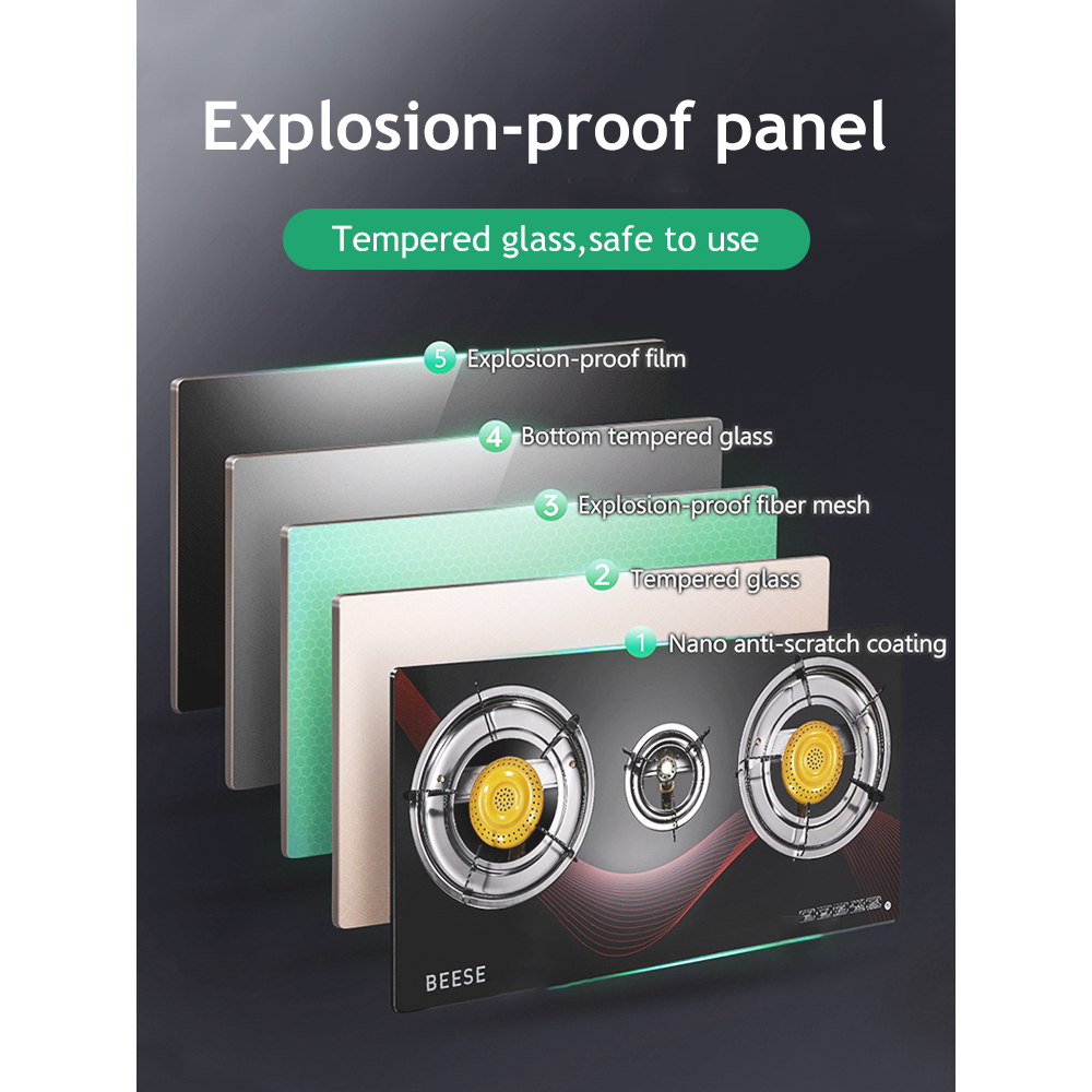 ICON Gas Stove Two Burner Infrared Gas Stove Double Standard 700X350X100mm - Image 5