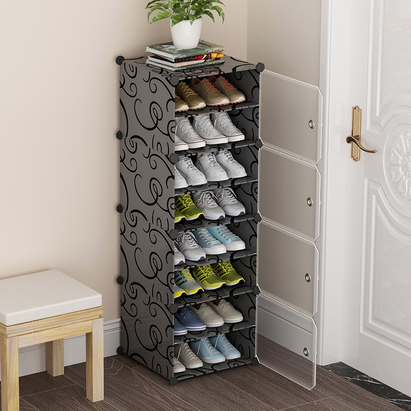 Shoe rack Shoe Cabinet Shoe Rack Box Dust-Proof Drawer Type Screwless Stackable Cabinet Big Size