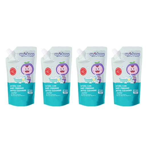 UniLove Baby Bottle Cleanser 500ml Pack of 4 - Image 2