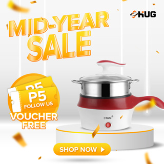 Hug Multifunctional Non-Stick Electric Steamer Rice Cooker Frying Pan Cooking Pot - Rc-151M