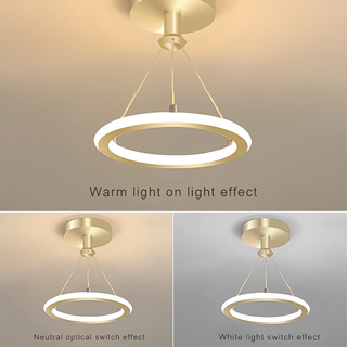 Chandelier Nordic Modern Pendant Light Gold Hanging Lamp for Cloakroom Dining Room Decorative Lights #5