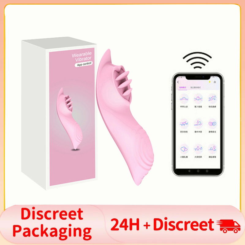 APP Remote Control Wearable Panty Vibrators for Women for Women Clitoral Stimulator Massage Sex Toys