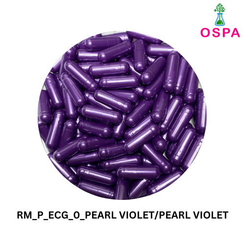 Pearl Violet OSPA High Quality Empty Gelatin Capsule