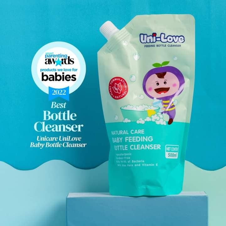 UniLove Baby Bottle Cleanser 500ml Pack of 4 - Image 4