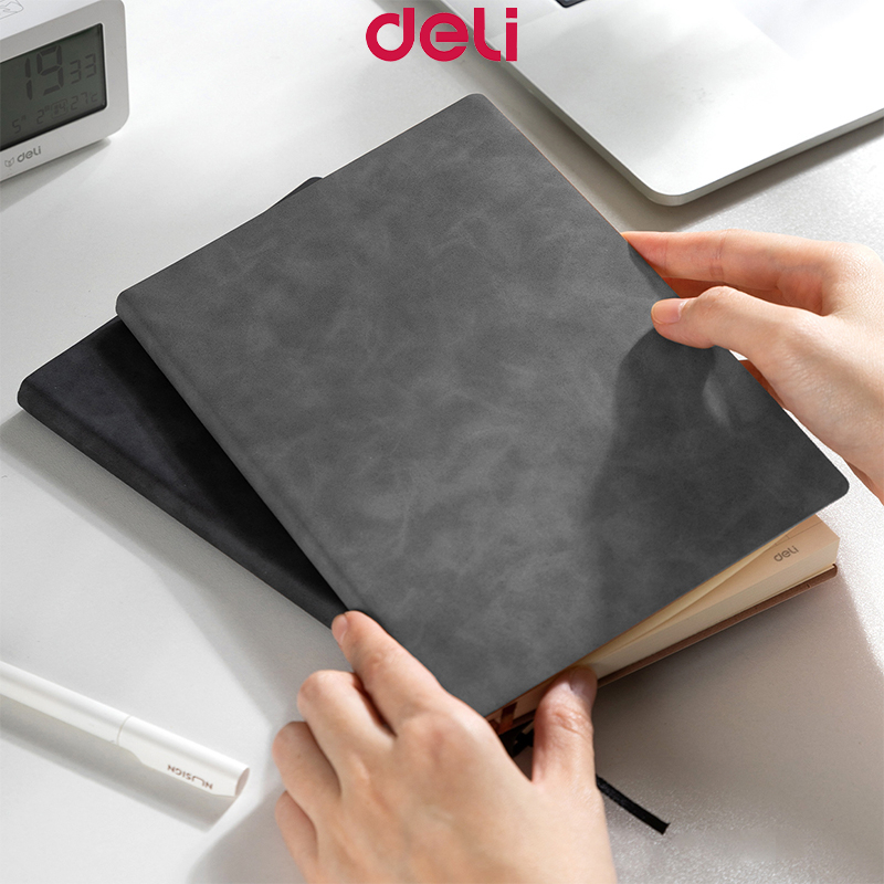 Deli Stationery A5 Notebook Notepad Big Thick Note book Office Supplies  EN114L | Shopee Philippines