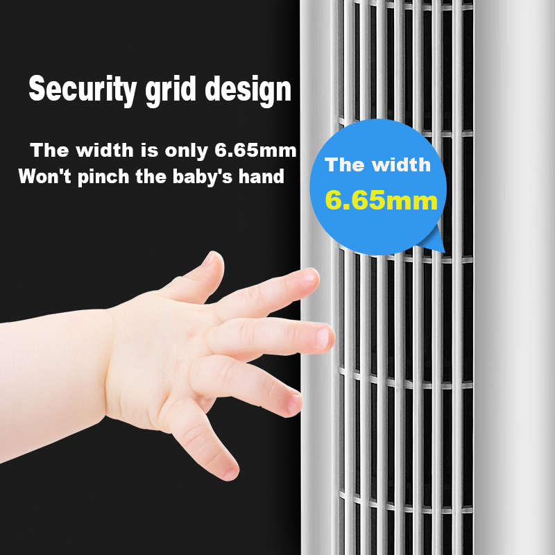 KANAZAWA Tower Fan Electric With Remote Control 120° Stereo Shake Head Silent - Image 2