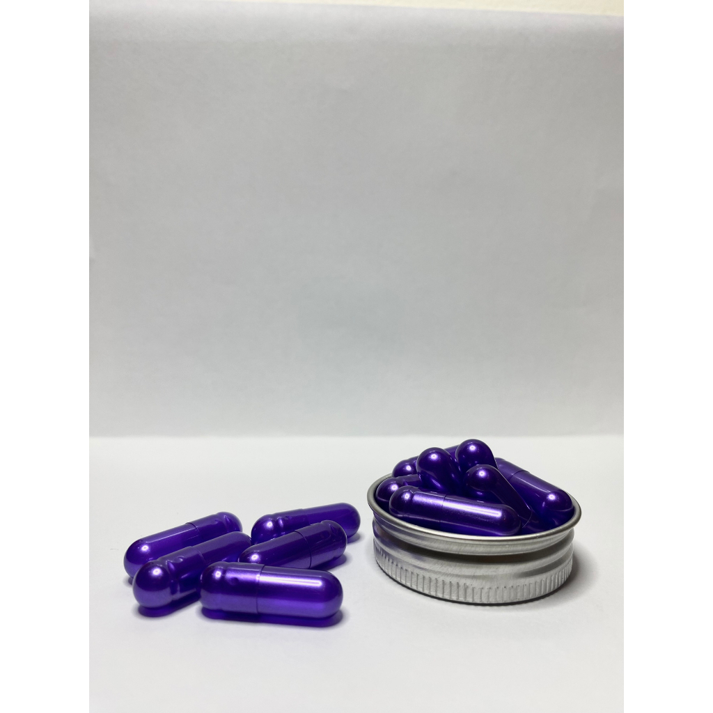 Pearl Violet OSPA High Quality Empty Gelatin Capsule - Image 2