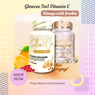 Fab Organics Glow Cee 7 in 1 Vitamins C with Collagen and Zinc with Glow White Japan Glutathione