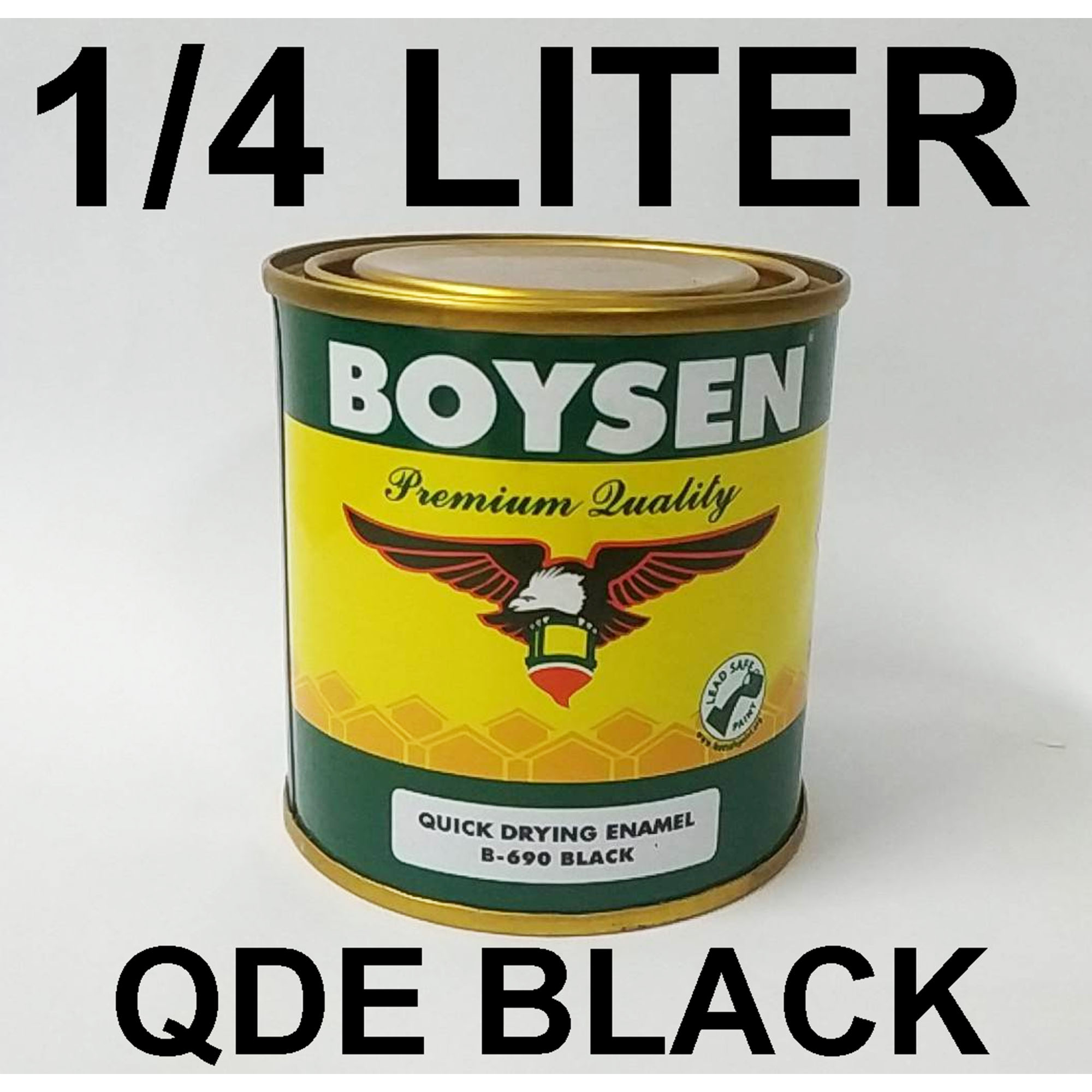 BOYSEN QDE BLACK B-690 ( 1/4 LITER ) ------------------------------ 1/4 ...