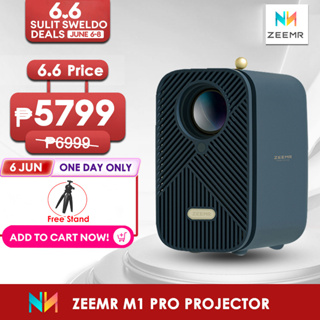 ZEEMR M1 Pro Smart Mini Projector 1080P 4K Decode HD Android 9.0 WIFI Lumos Projector