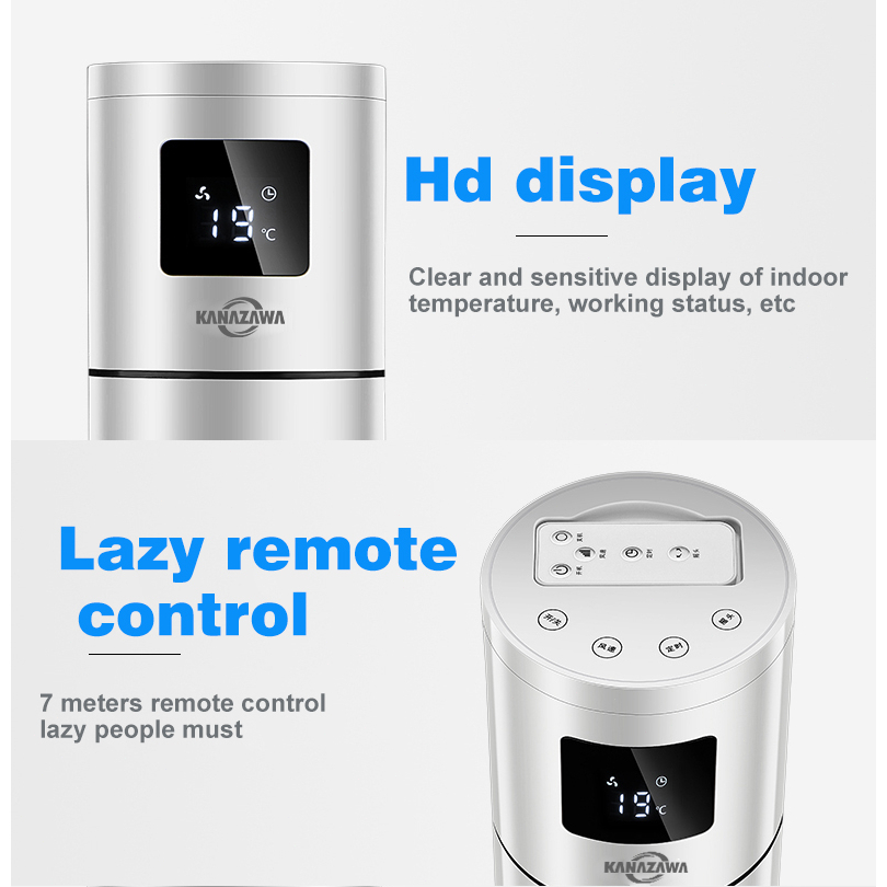 KANAZAWA Tower Fan Electric With Remote Control 120° Stereo Shake Head Silent - Image 6
