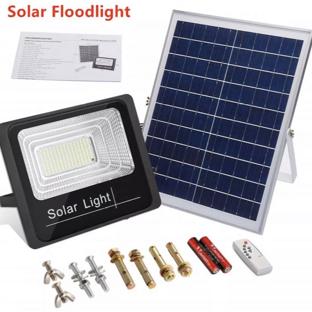 150000W Solar Light BUY1 TAKE1 Outdoor LED Solar Floodlights Waterproof Street Lamp With solar panel — view 8