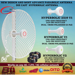 HYPERBOLIC ANTENNA V1 and V2 widebandPARABOLIC MIMO LANBOWAN Auto detect 5g