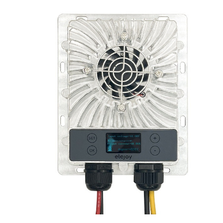 Original 600W MPPT Solar Charge Controller 40A 10-30V Adjustable OLED Display Smart Fan Photovoltaic - Image 3