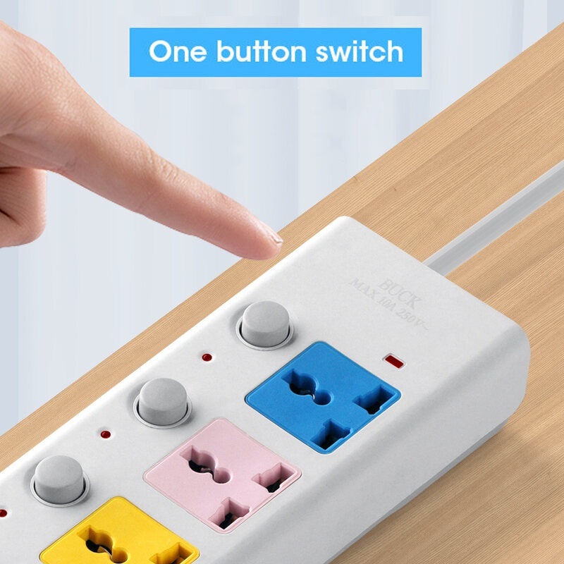 HomeAce Multi-Function Socketwith 4 Power Socket AND 2 USB Ports - Image 4