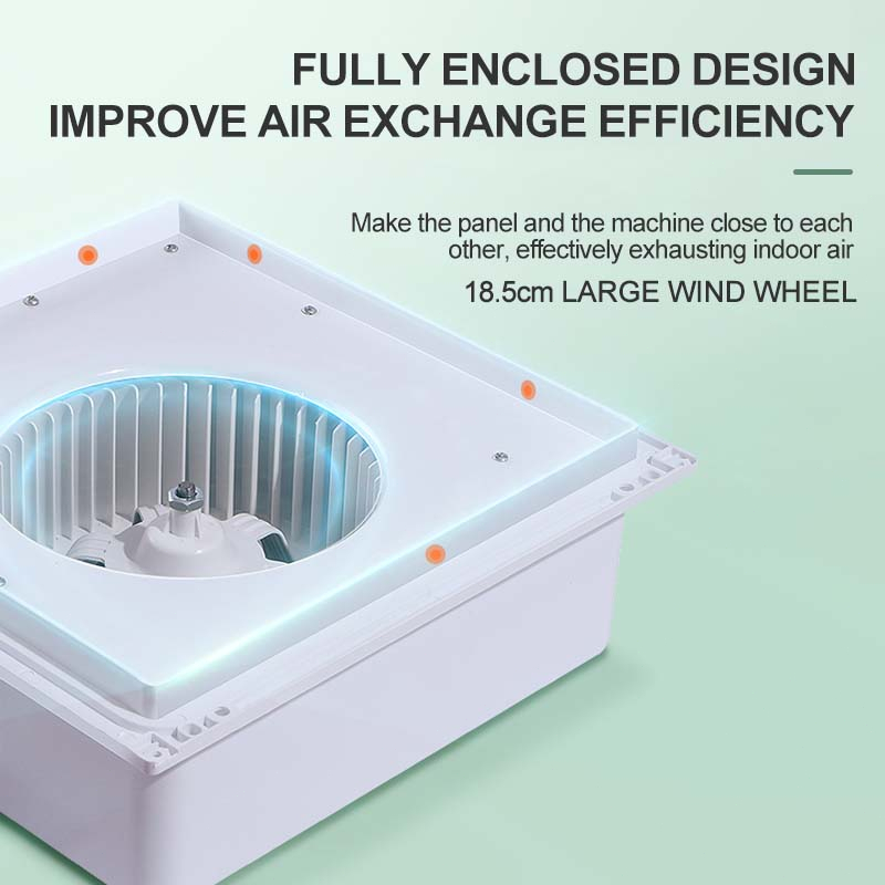 Yowxii Ceiling Exhaust Fan For Kitchen/Room Ventilation Fan Strong Wind 6/8/10/12 Wall Mounted - Image 4