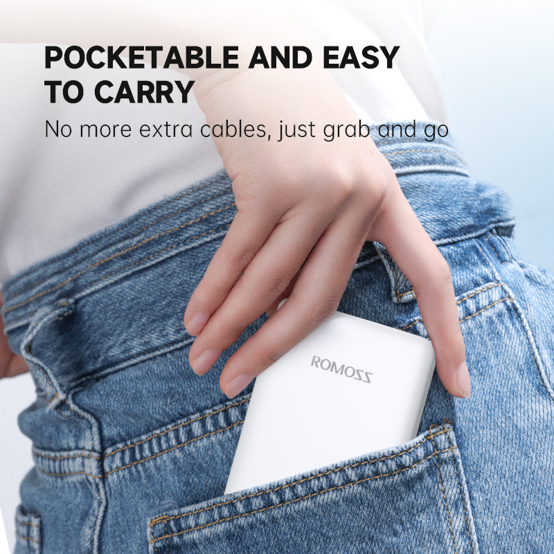 Romoss WSC10 10000mAh Power Bank 15W Wireless And PD20W Wired Fast Charging Magnetic Battery - Image 7