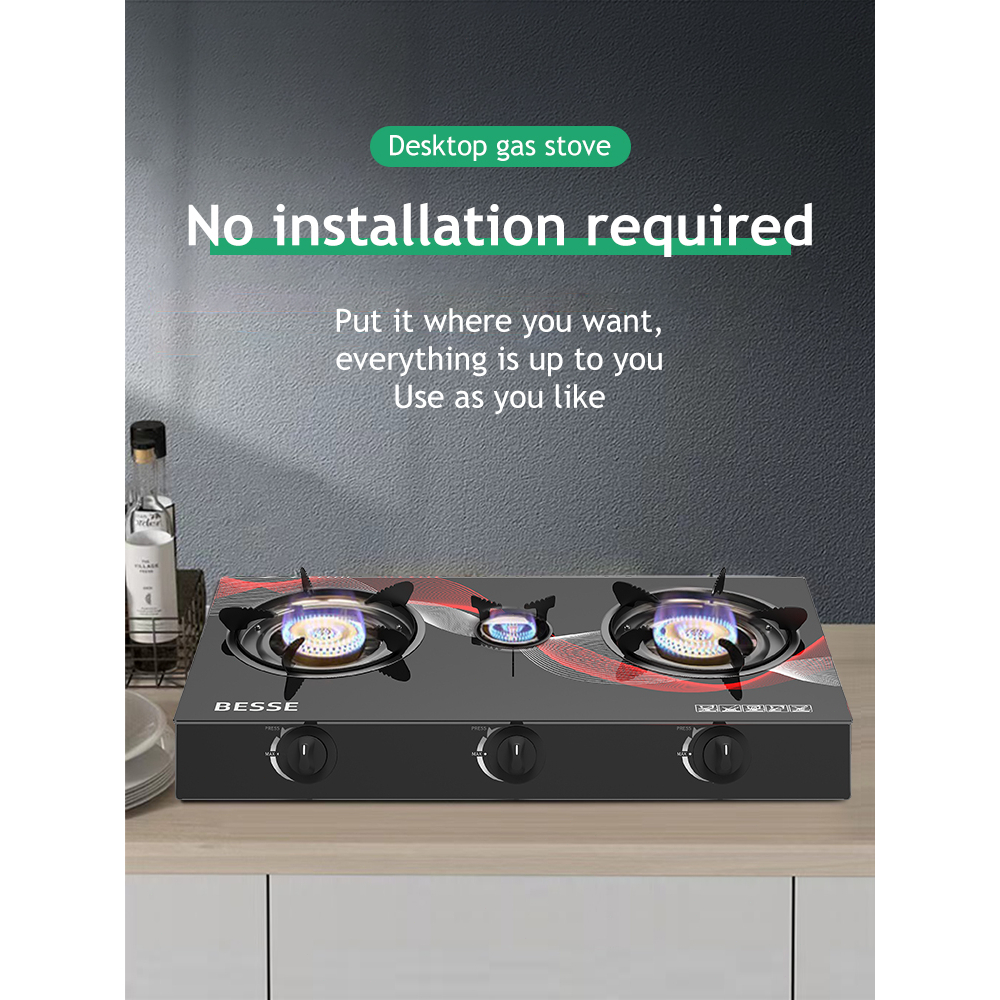 ICON Gas Stove Two Burner Infrared Gas Stove Double Standard 700X350X100mm - Image 4